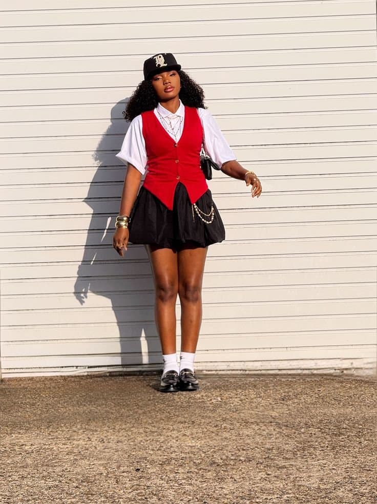 carefree-ranger-scottish girl stylish skirt